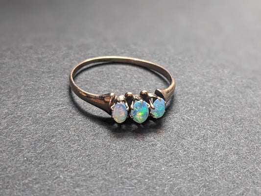 Victorian Rose Gold Opal Ring