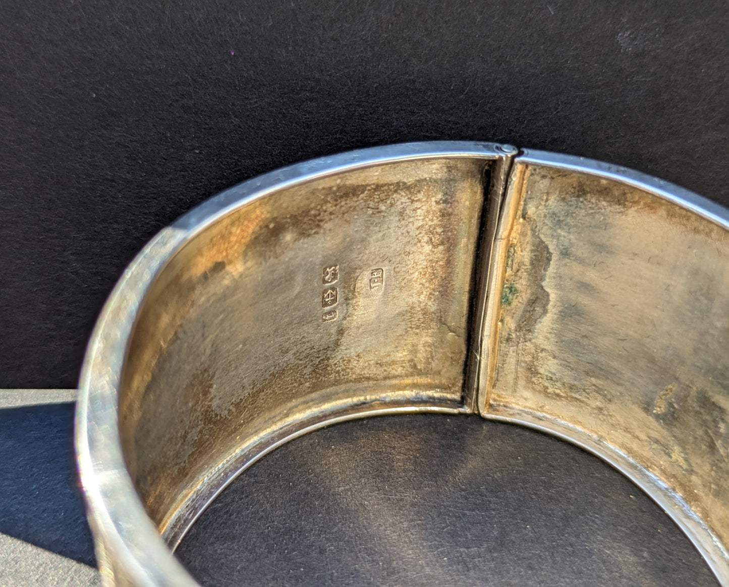 English sterling engraved bangle (#2)