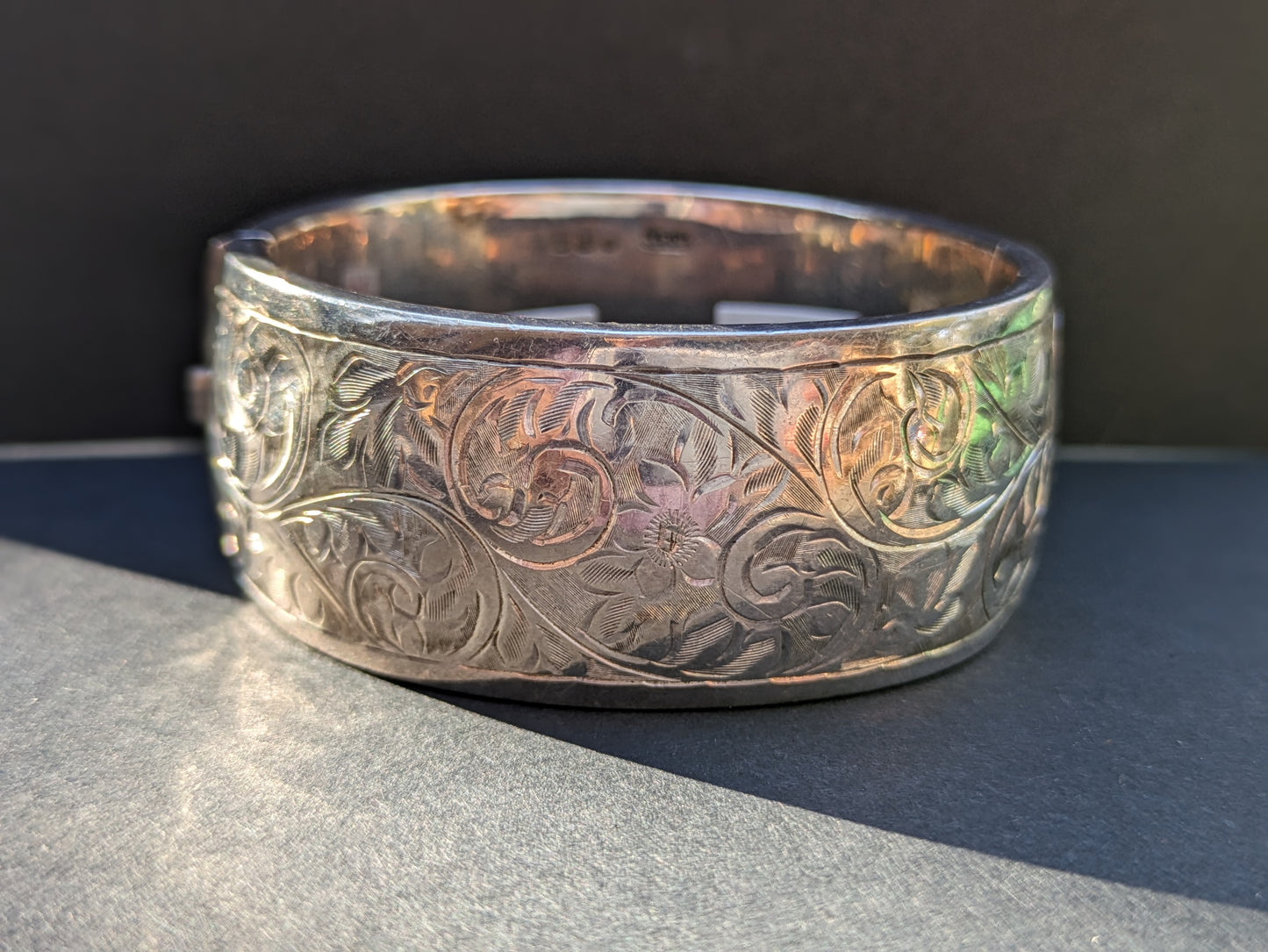 English sterling bangle (#1)