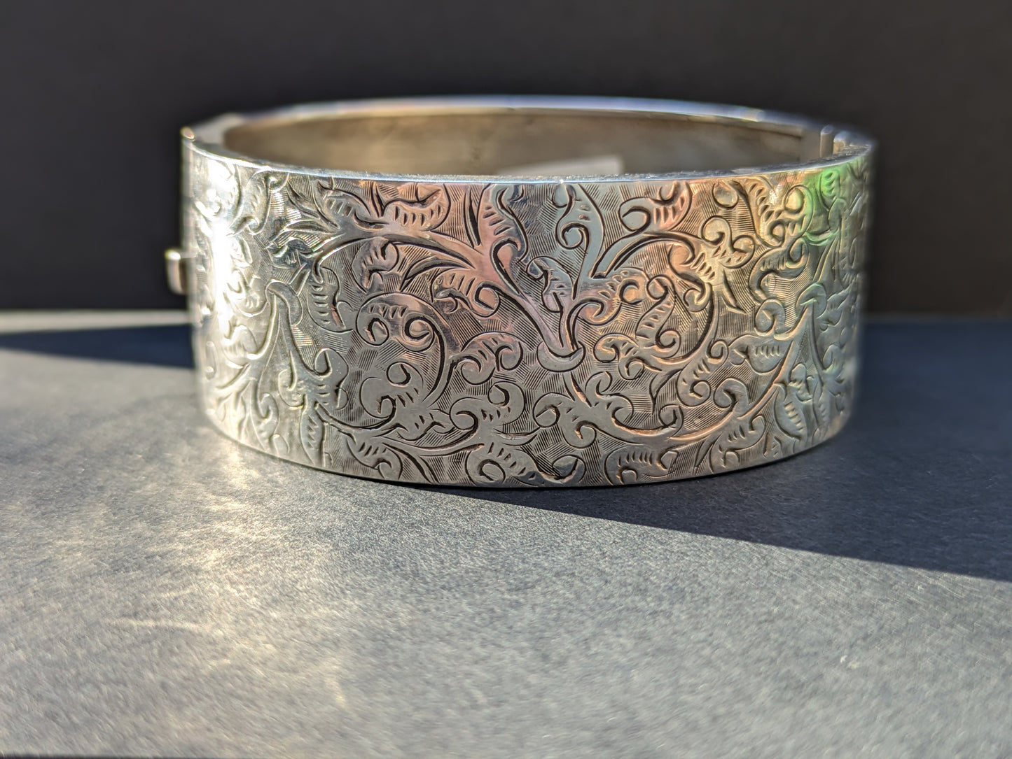 English sterling bangle (#4)