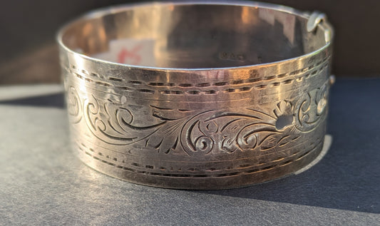 English Sterling Buckle style bracelet (#5)