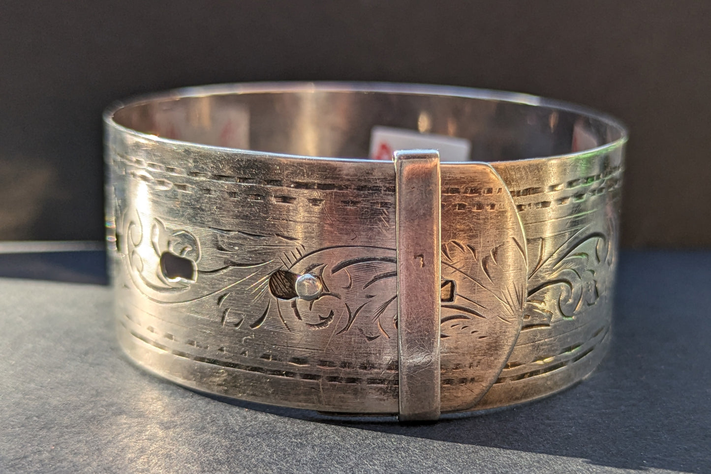 English Sterling Buckle style bracelet (#5)