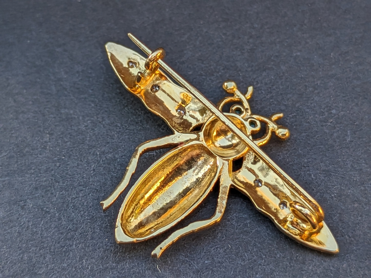 Vintage Enamel Bee Brooch