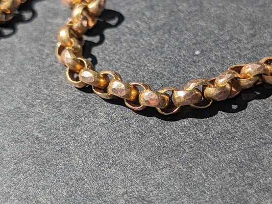 English Faceted Belcher Chain