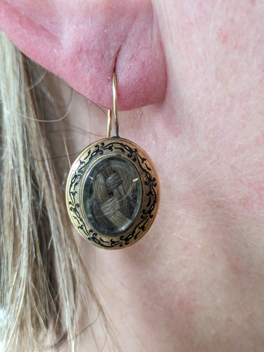 Mourning Earrings 1871