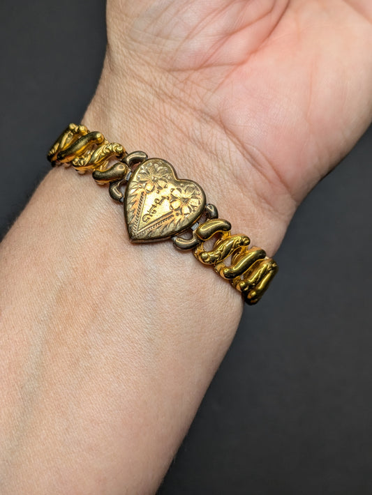 Sweetheart Stretch Engraved Bracelet