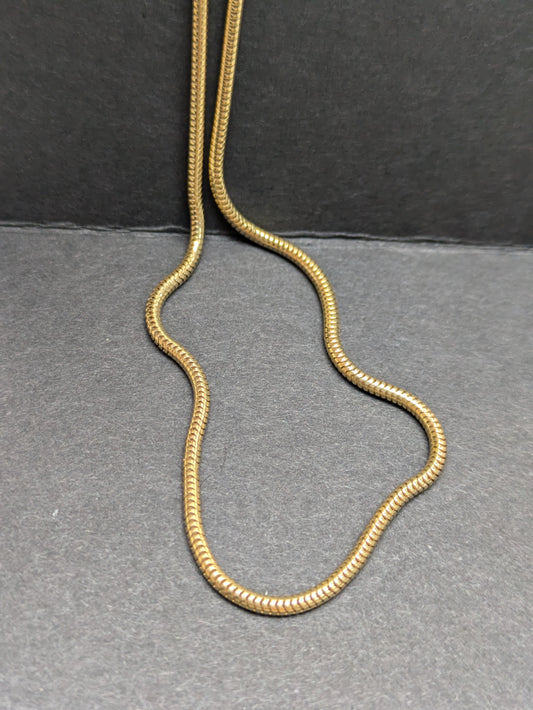 14k Vintage German Snake Chain