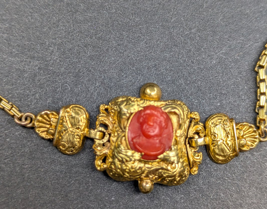 1880's 14k Dutch Coral Necklace