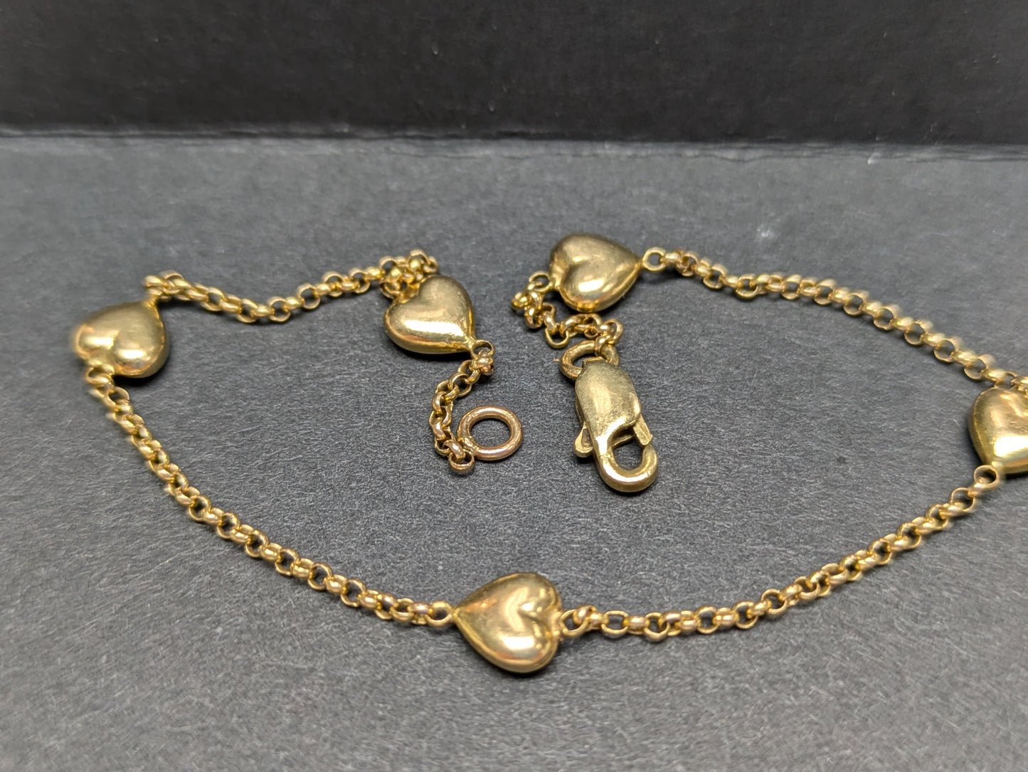 14k Heart Bracelet