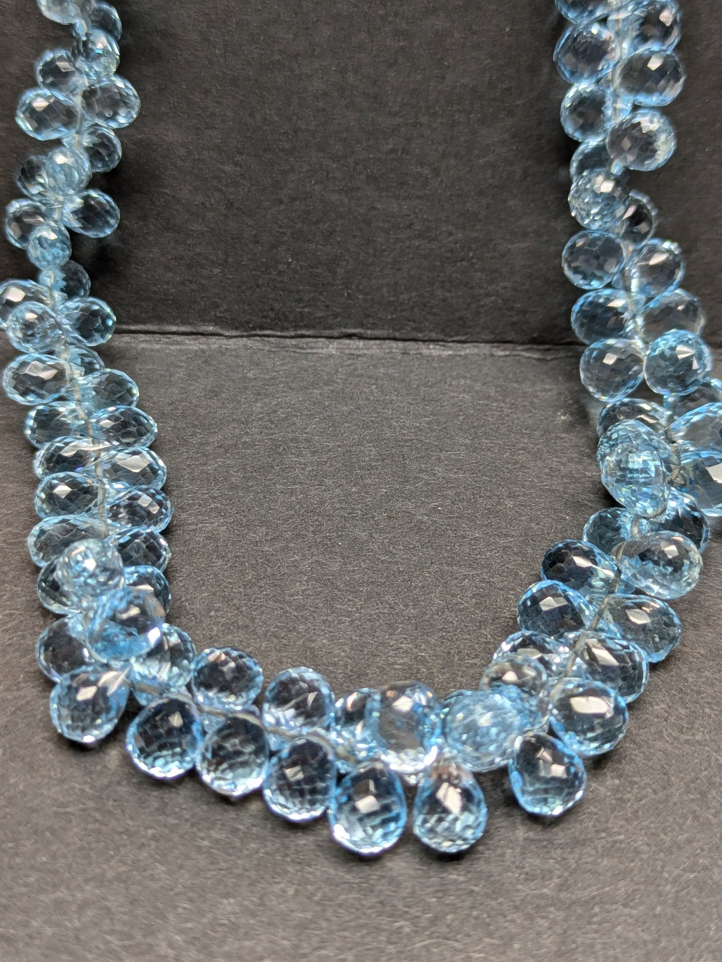 Blue Topaz and 14k Necklace