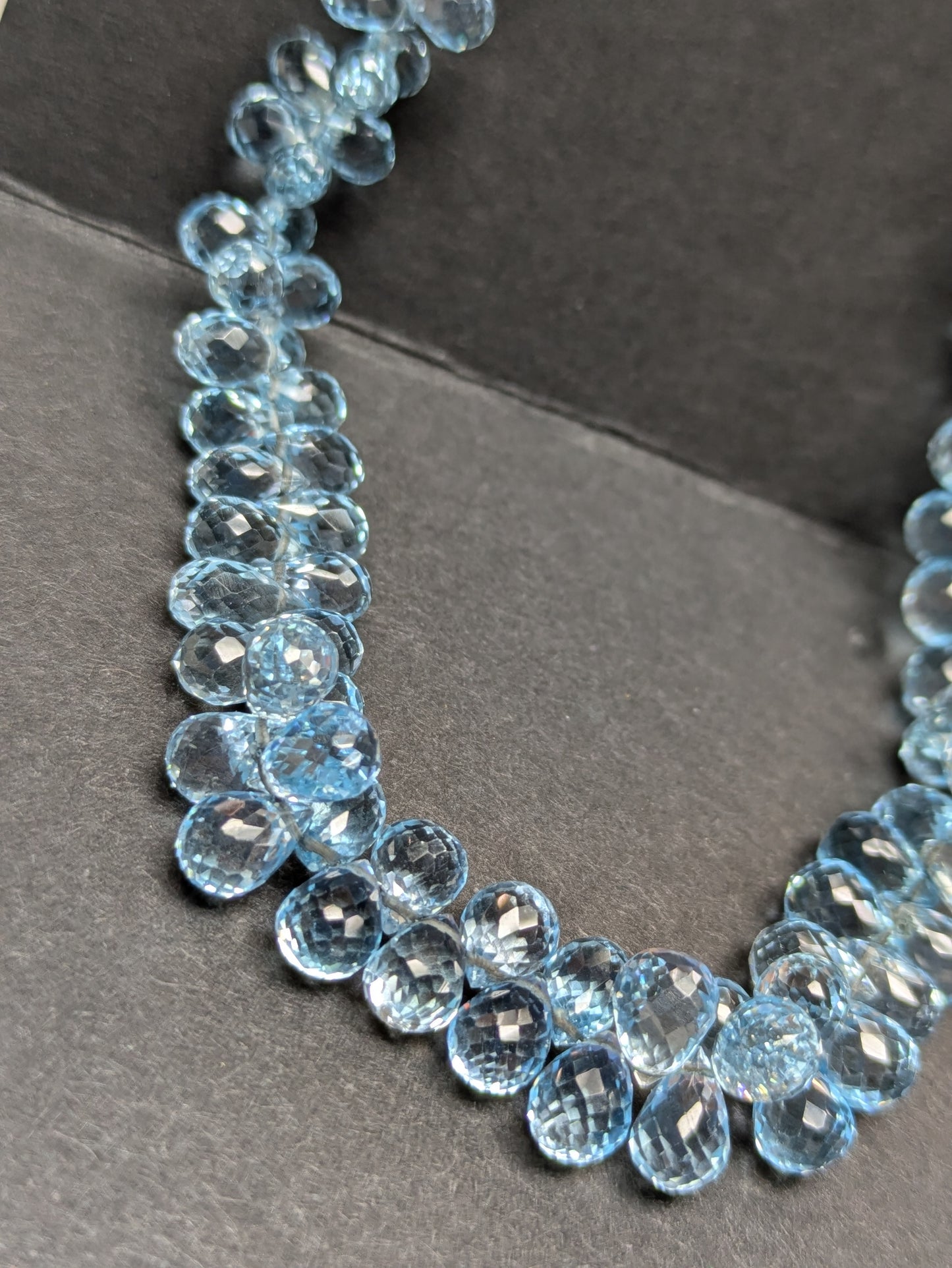 Blue Topaz and 14k Necklace