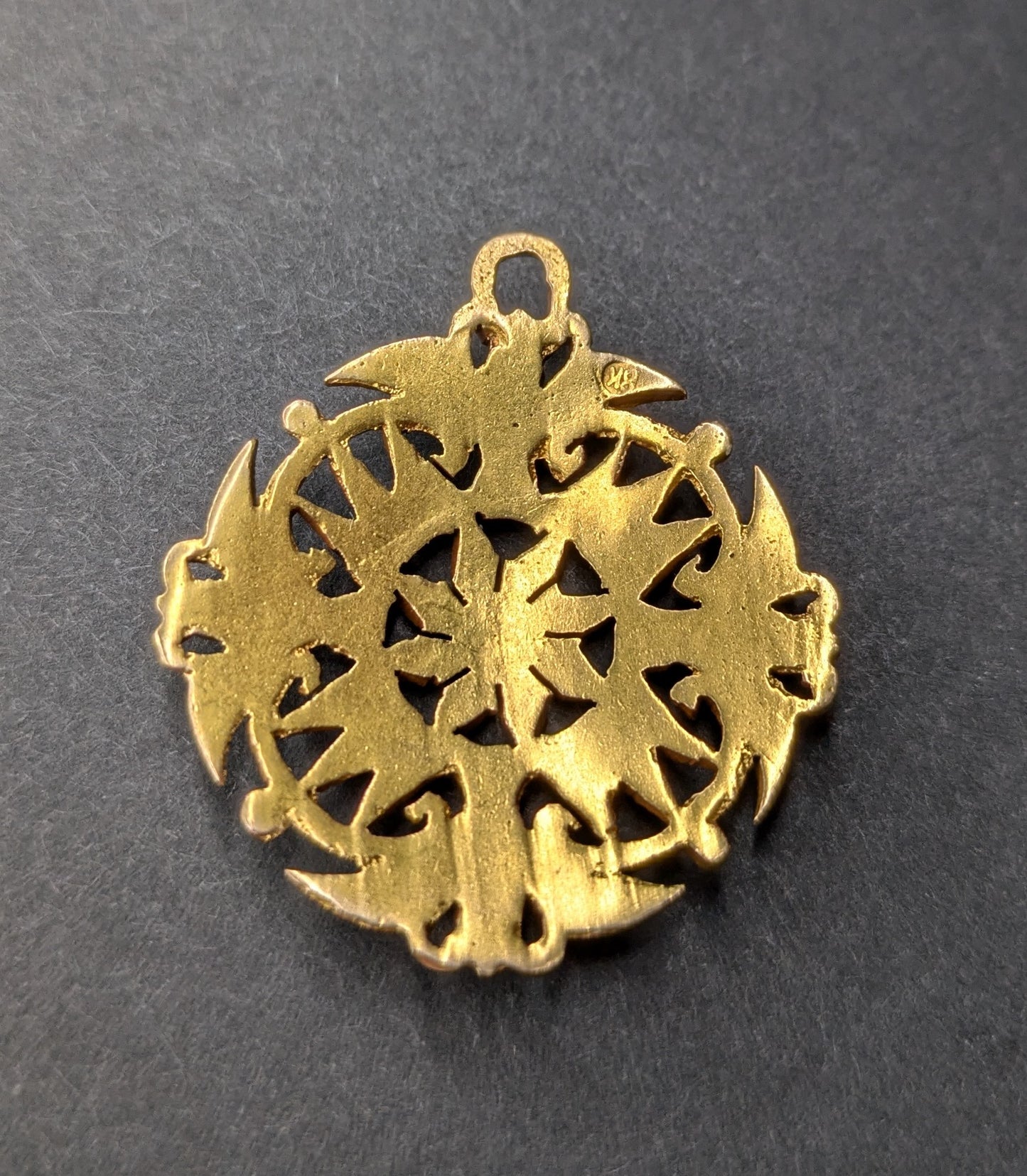 18k Rose "Compass" Pendant