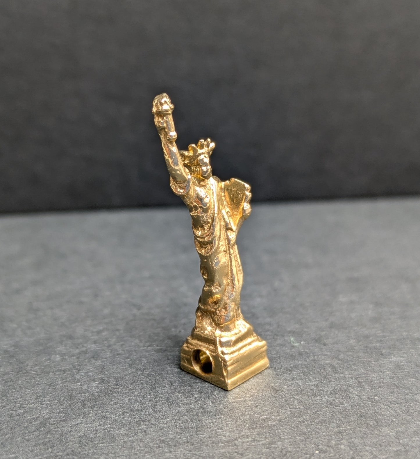 14k Vintage Statue of Liberty Charm