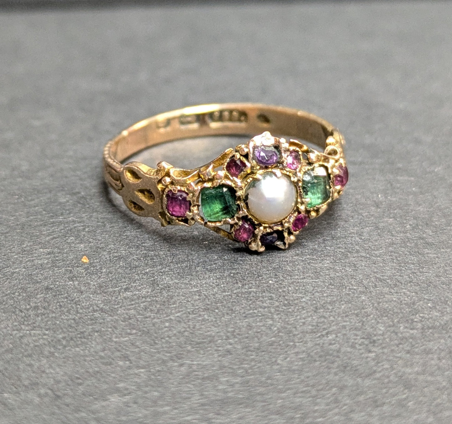 Georgian English Gold Ring 15k