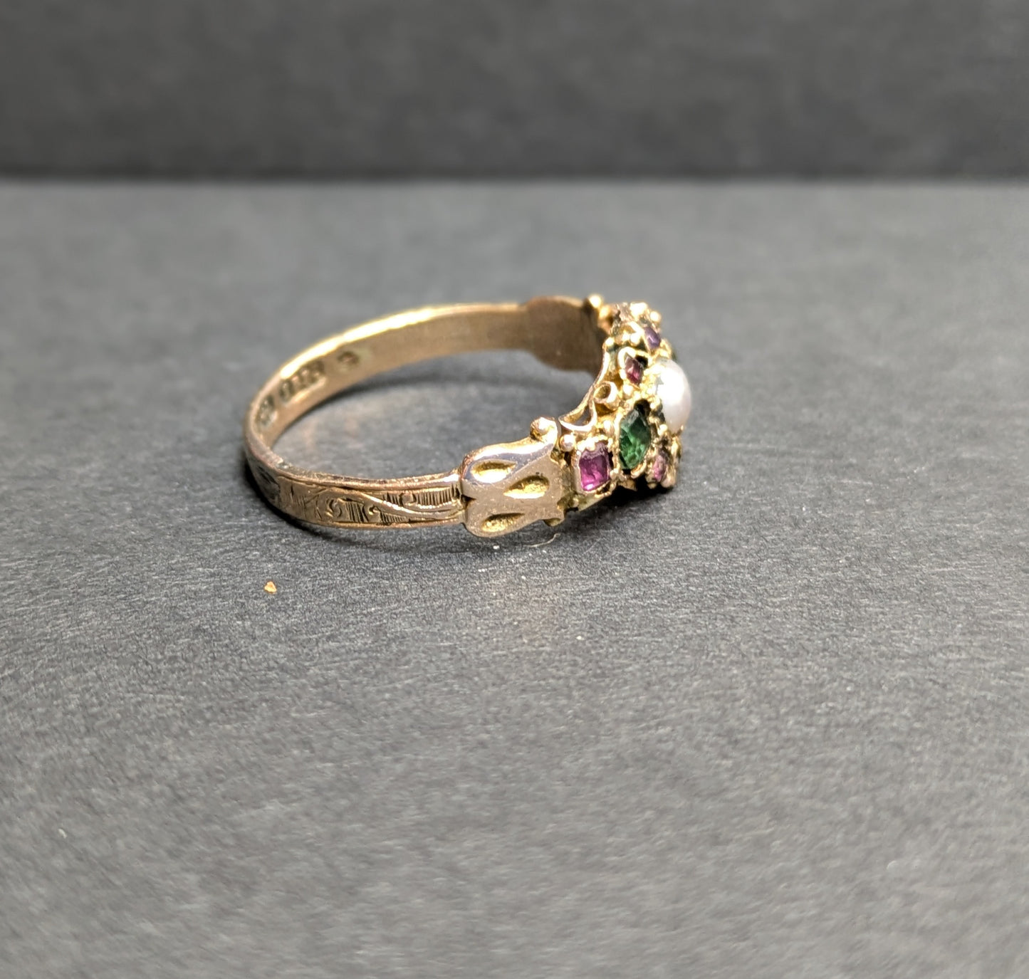 Georgian English Gold Ring 15k