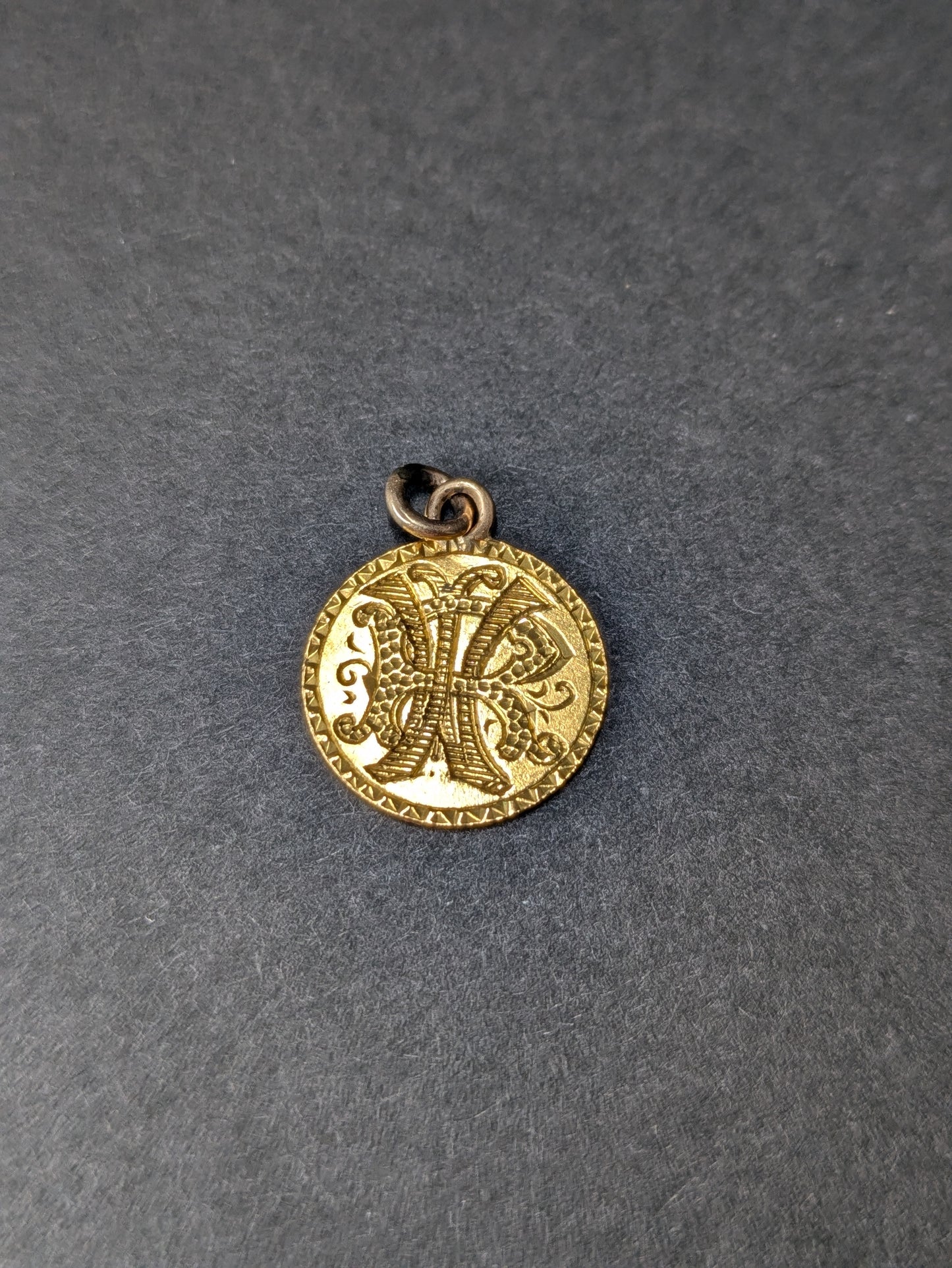 American Gold Love Token Charm