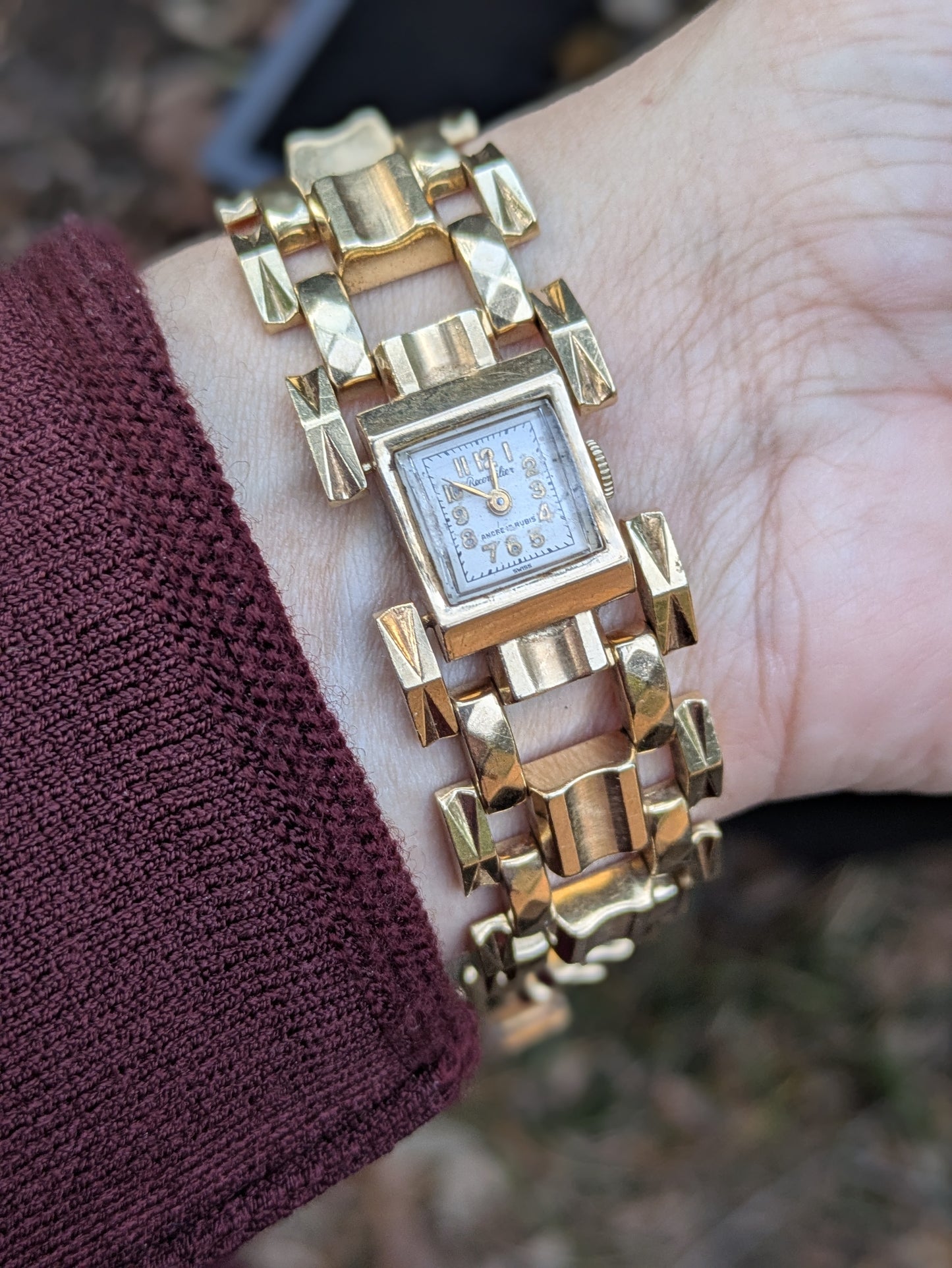 14k 1930's Bracelet Watch
