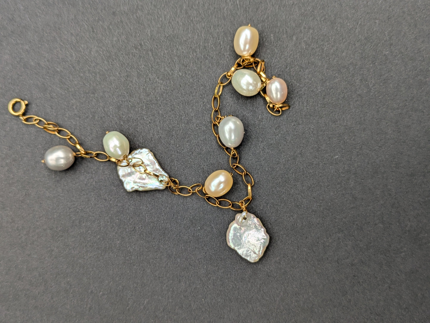 14k Pearl Bracelet