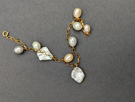 14k Pearl Bracelet