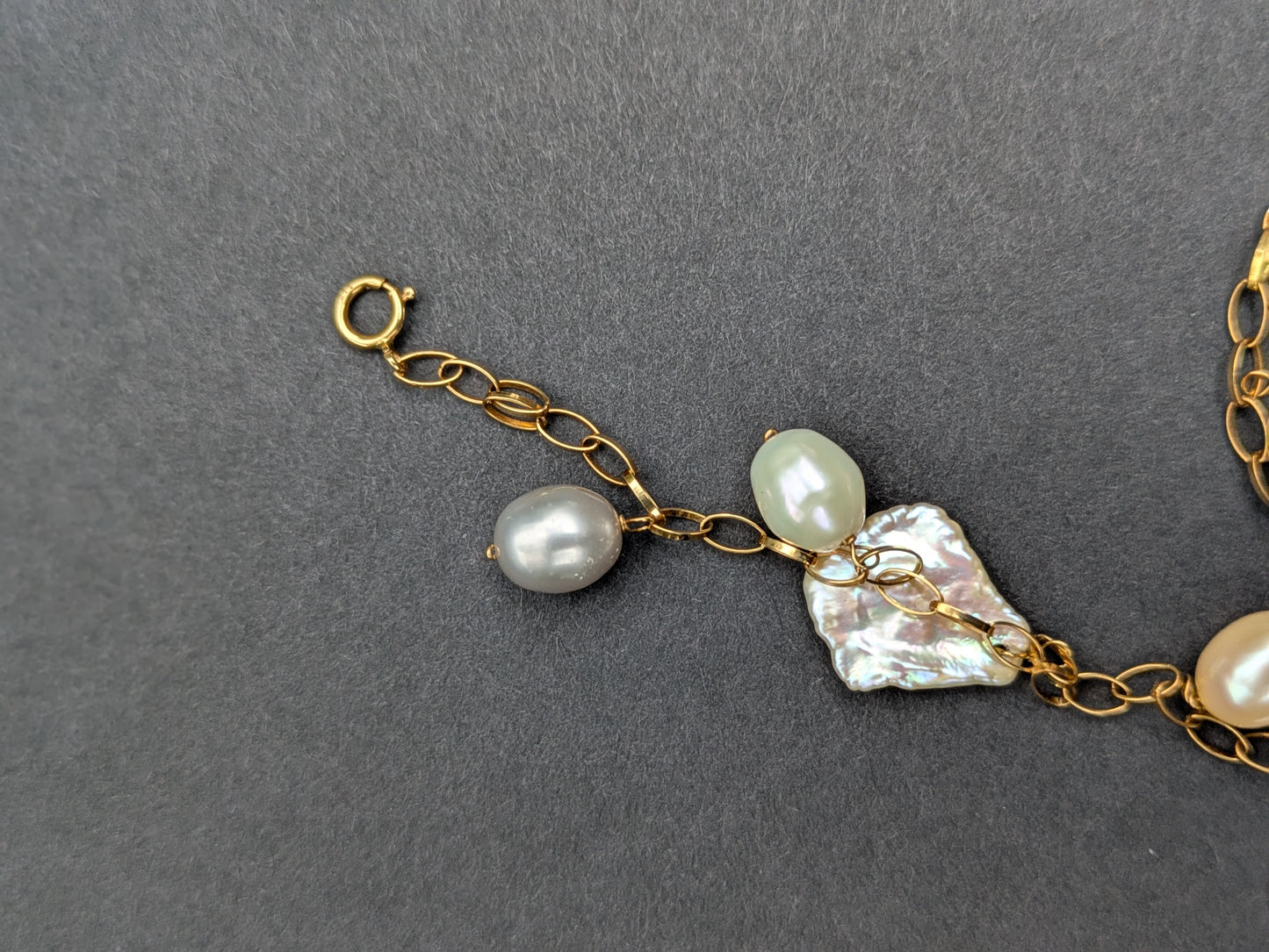 14k Pearl Bracelet