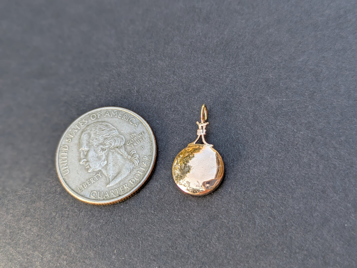 Early Victorian/Late Georgian Enamel and Stuart Crystal Rose Pendant