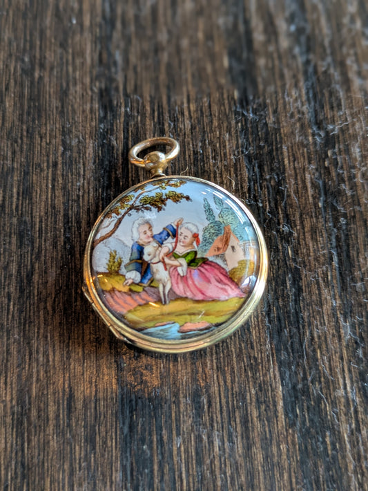 Enamel Watch Coin Purse