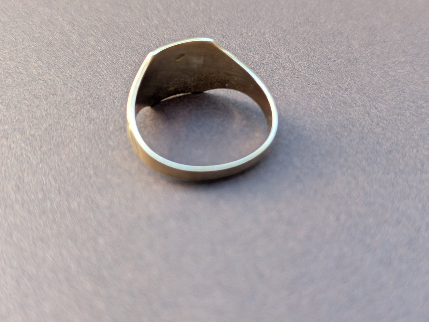 14k Signet Ring with "AH" Engraving