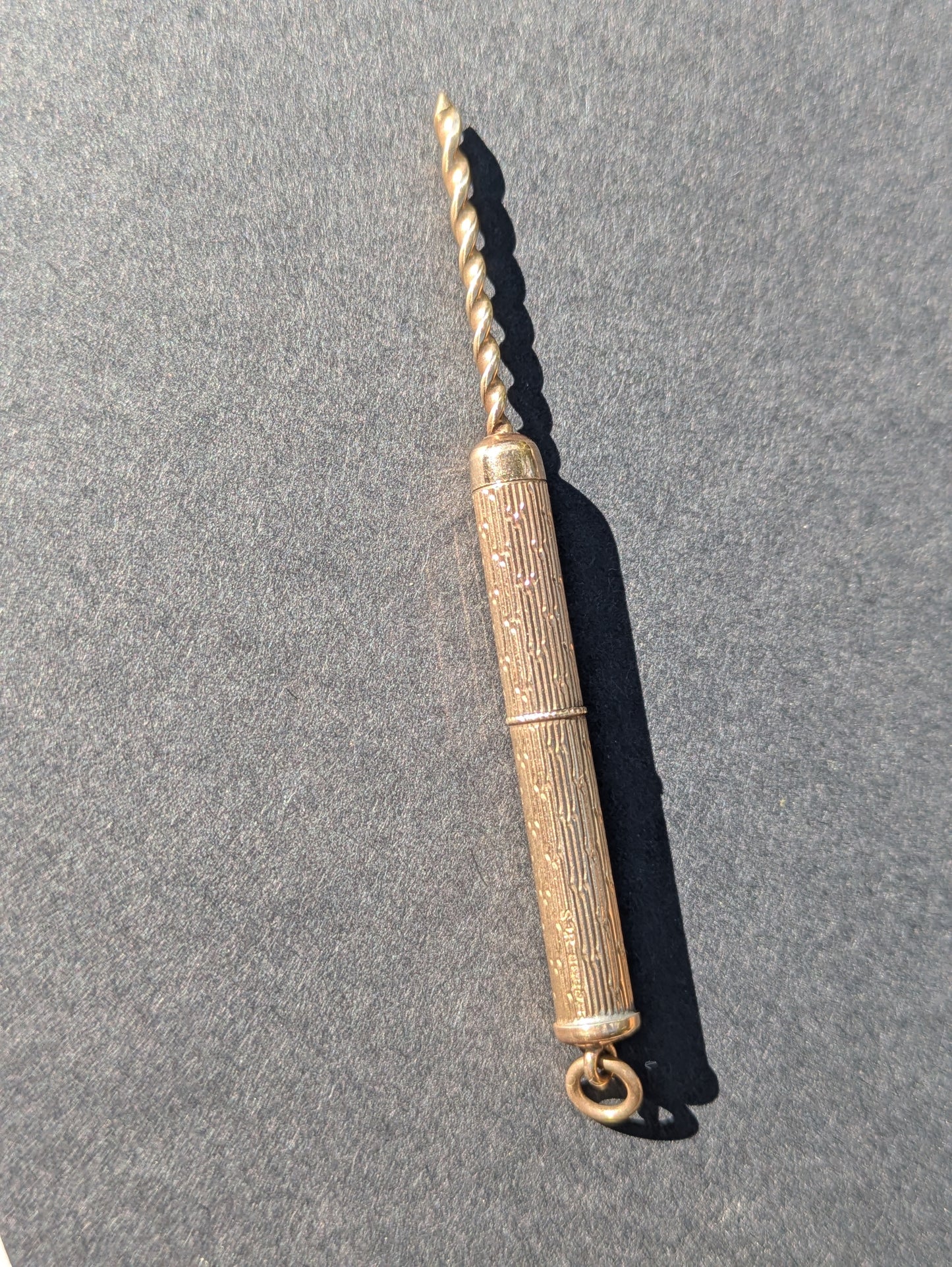 9k Rose Gold Cigar Corer