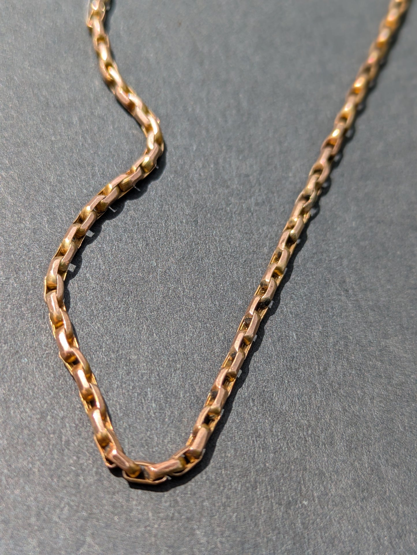 Early 1900's English 9k Chain