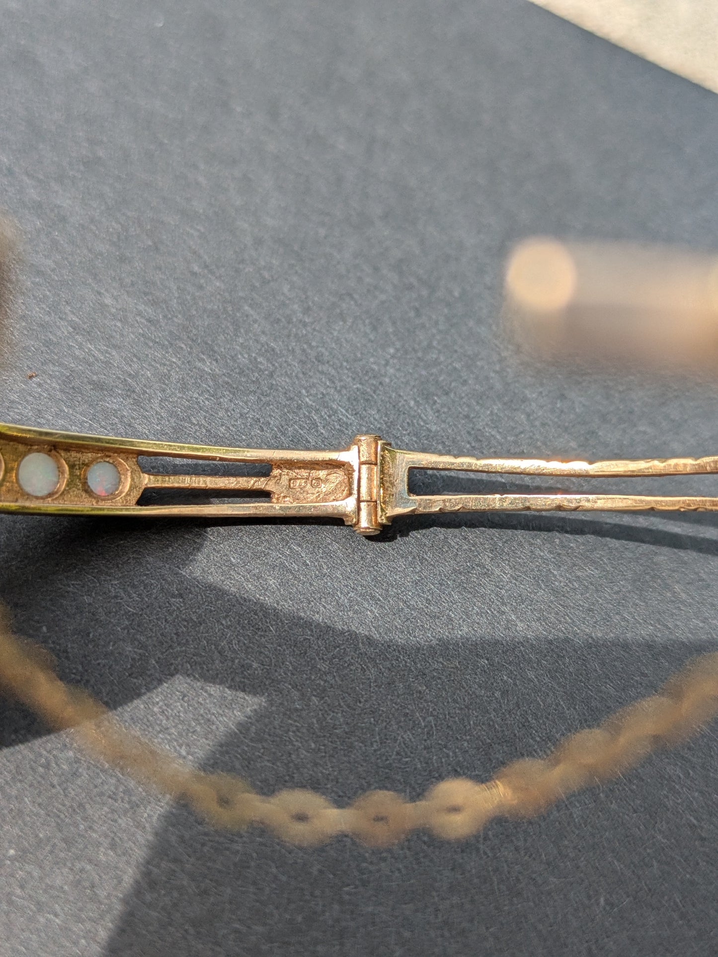 9k Arts & Craft Era Hair Barrette