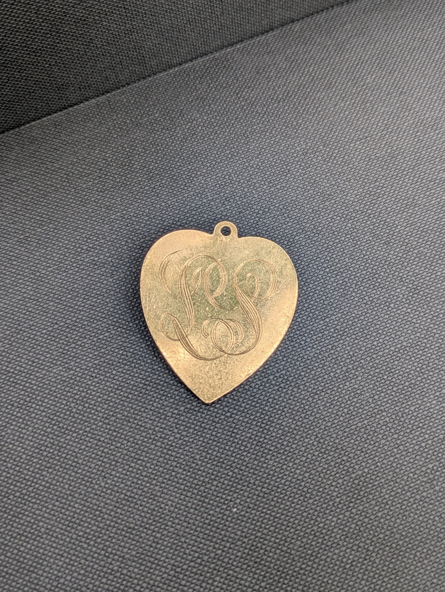14k Ruby and Pearl Heart Pendant