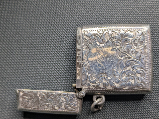 Sydenham Brothers Late Victorian Sterling Ladies Match Case