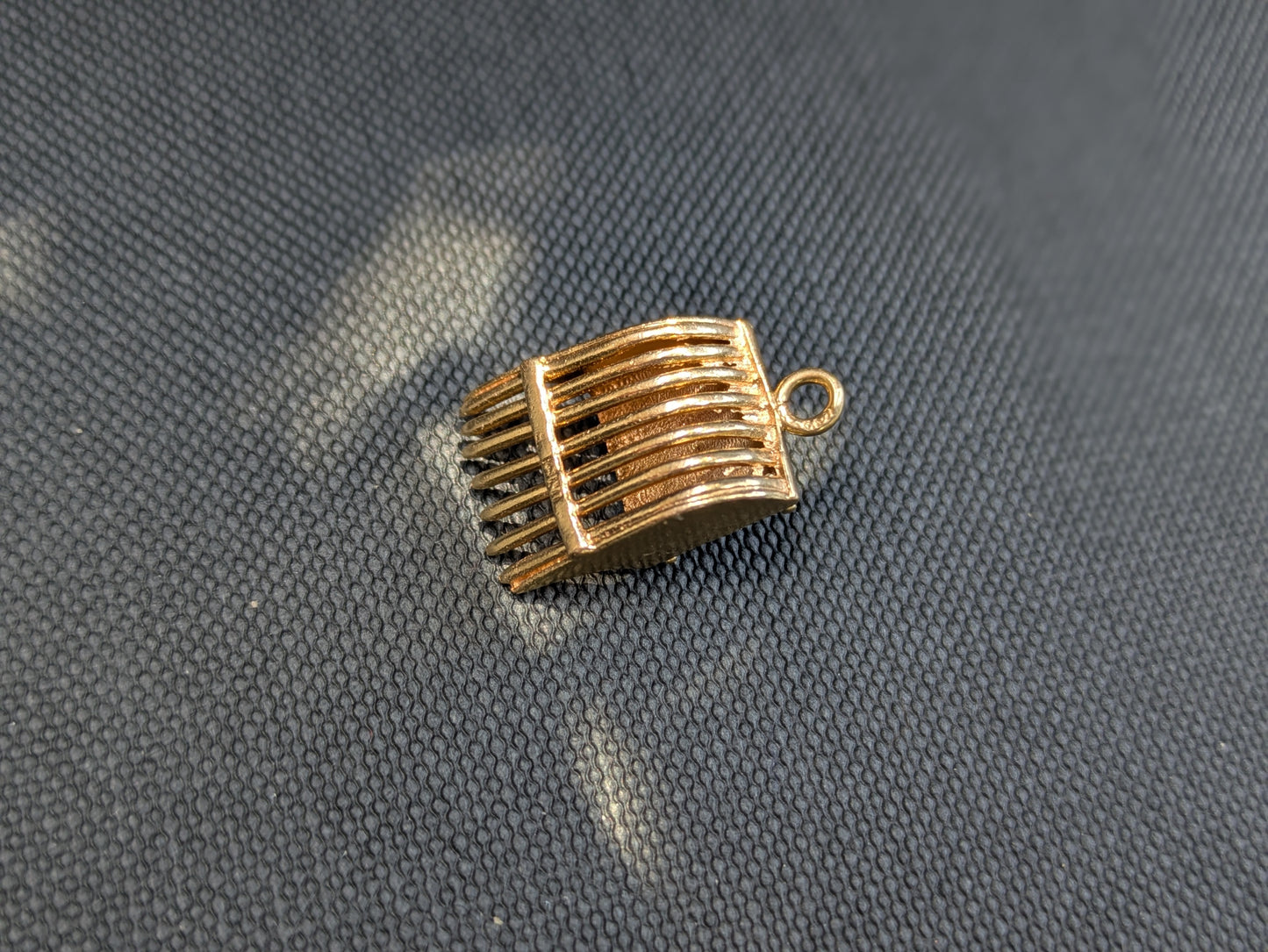 14k Cranberry Picker Charm