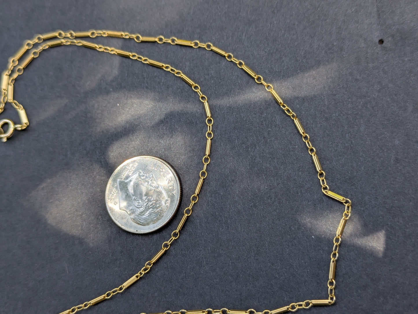 14k Vintage Dash Chain