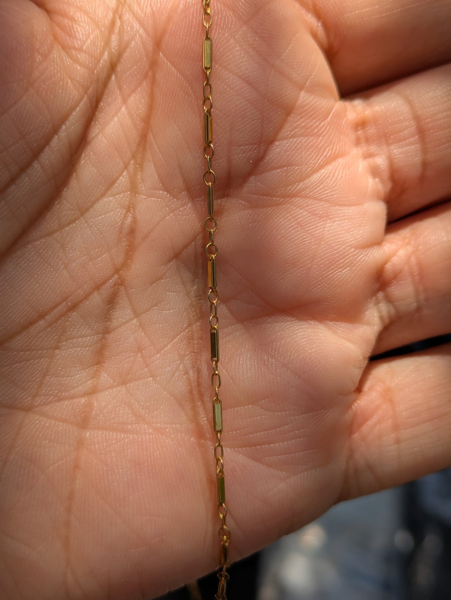 14k Vintage Dash Chain