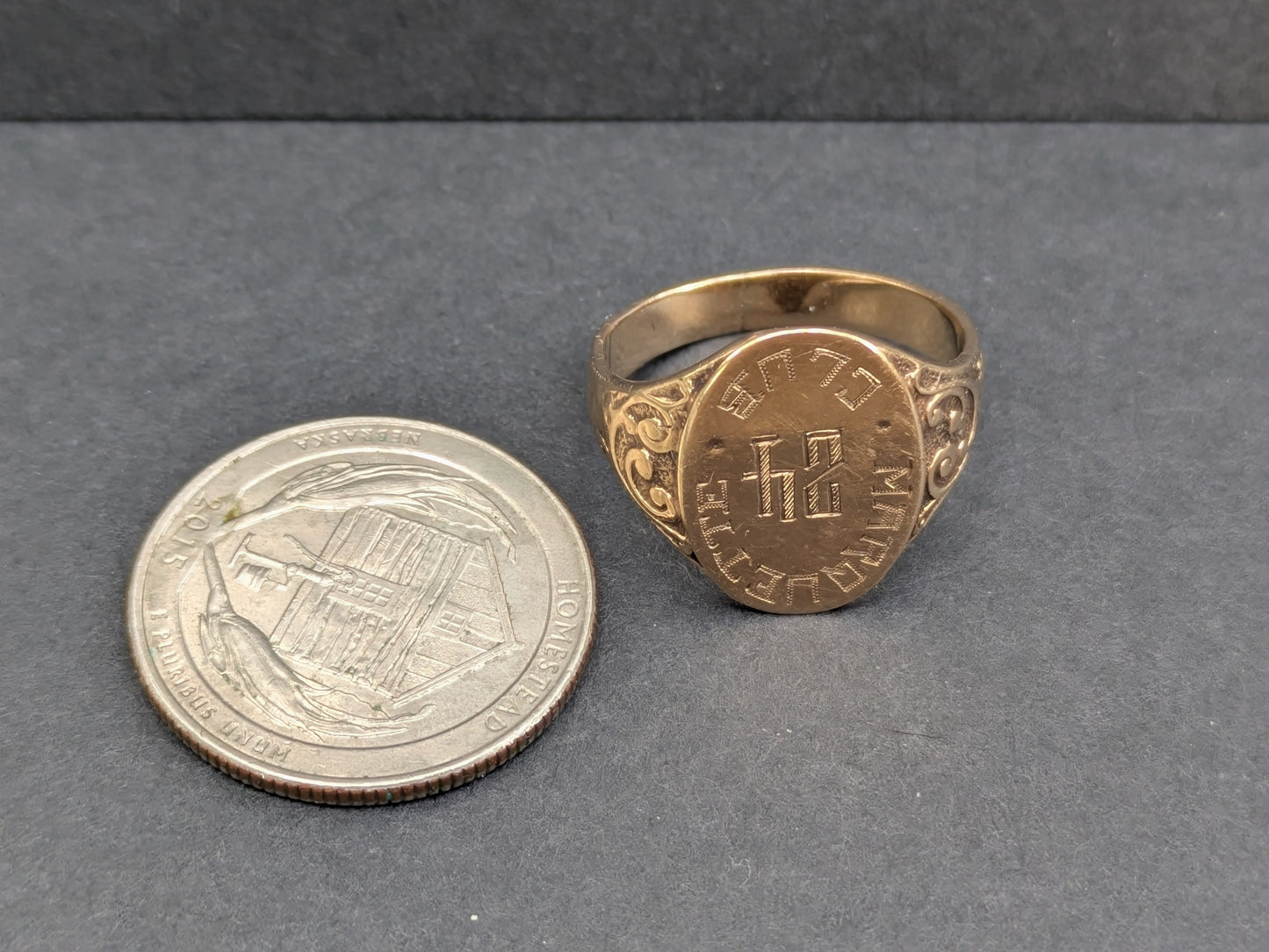 Marquette Club 1924 Signet Ring