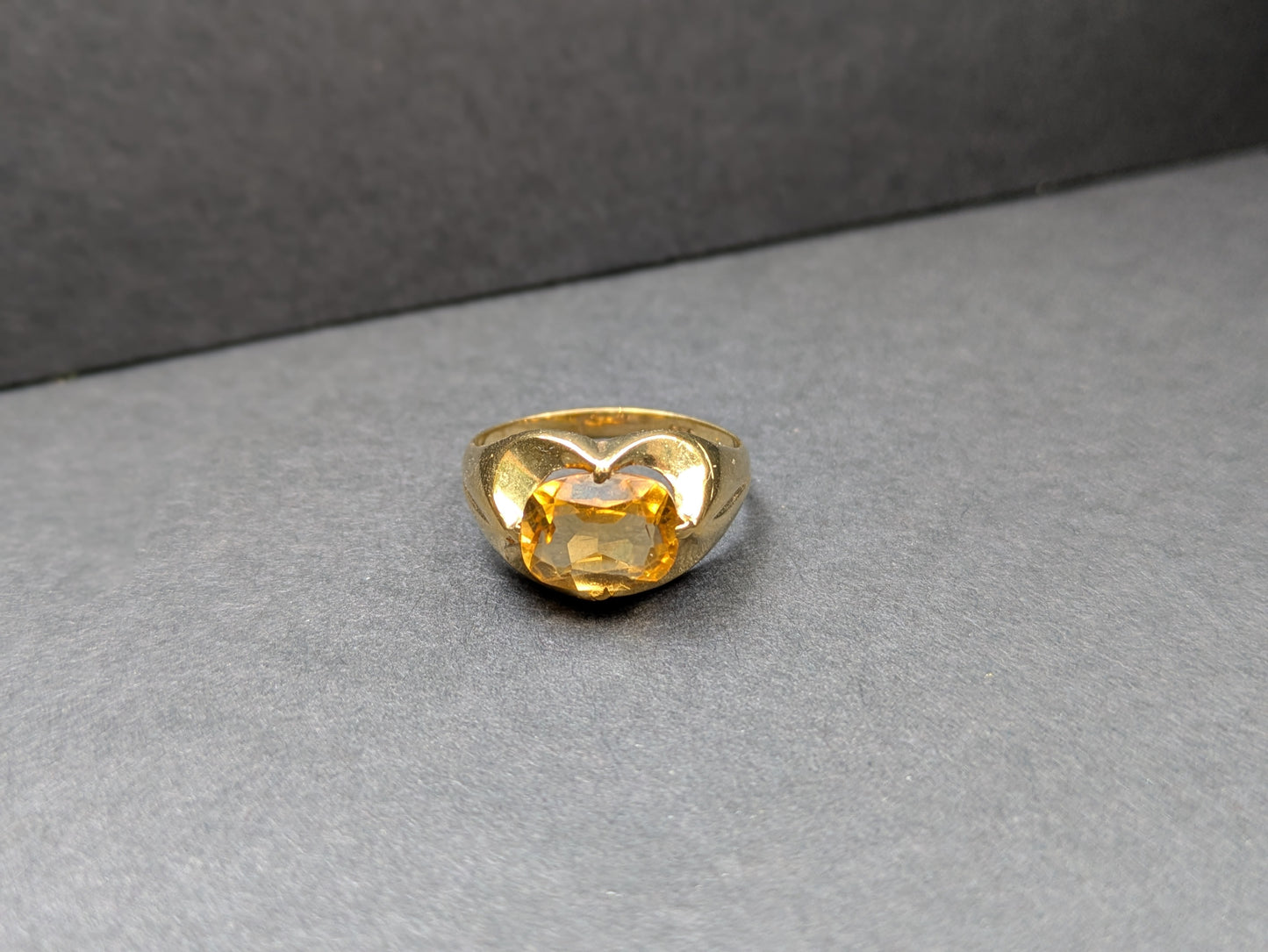 8k German Citrine Ring