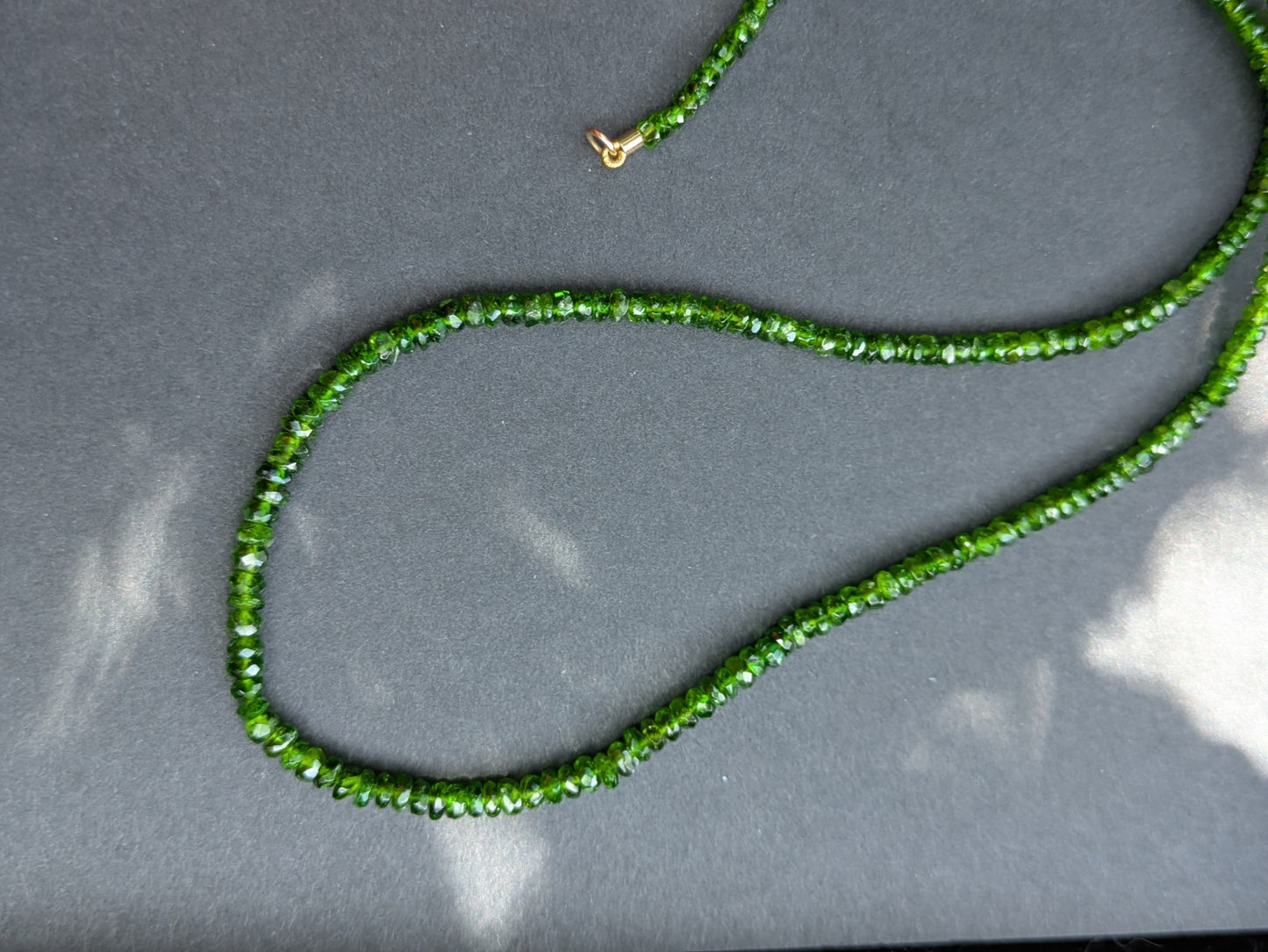 14k Emerald Necklace