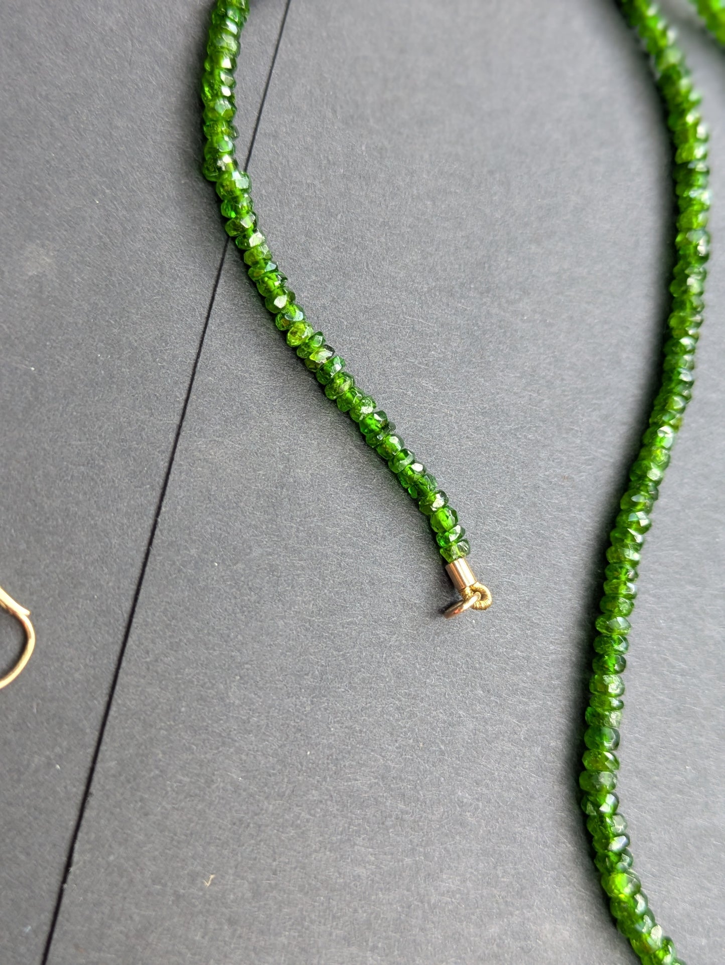 14k Emerald Necklace