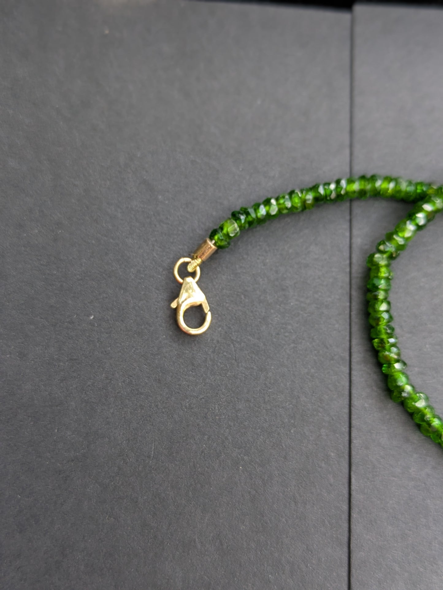 14k Emerald Necklace
