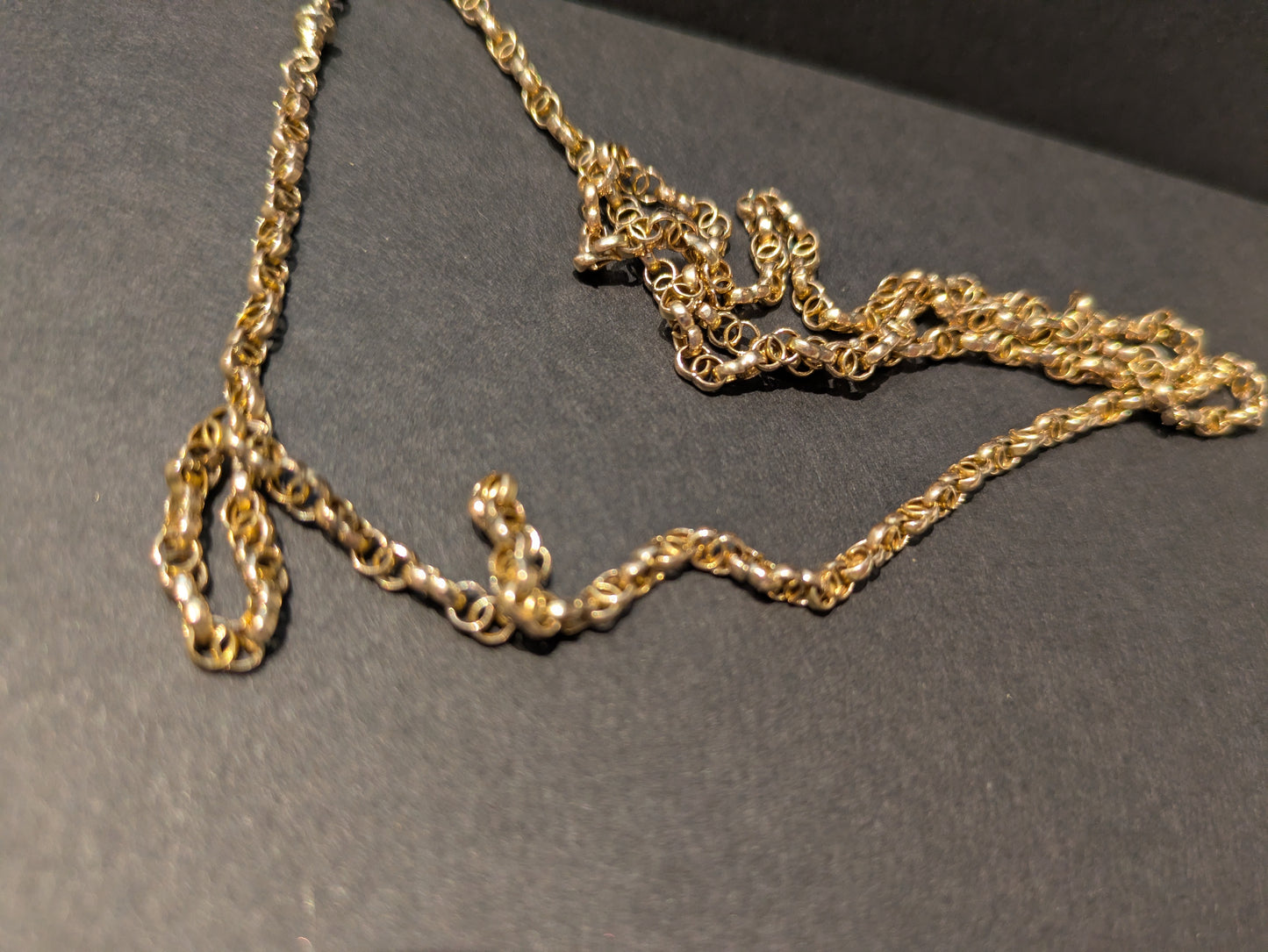 9k English Rose Gold Chain
