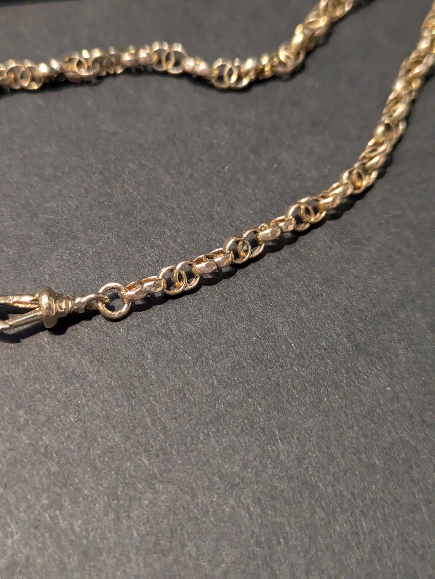 9k English Rose Gold Chain