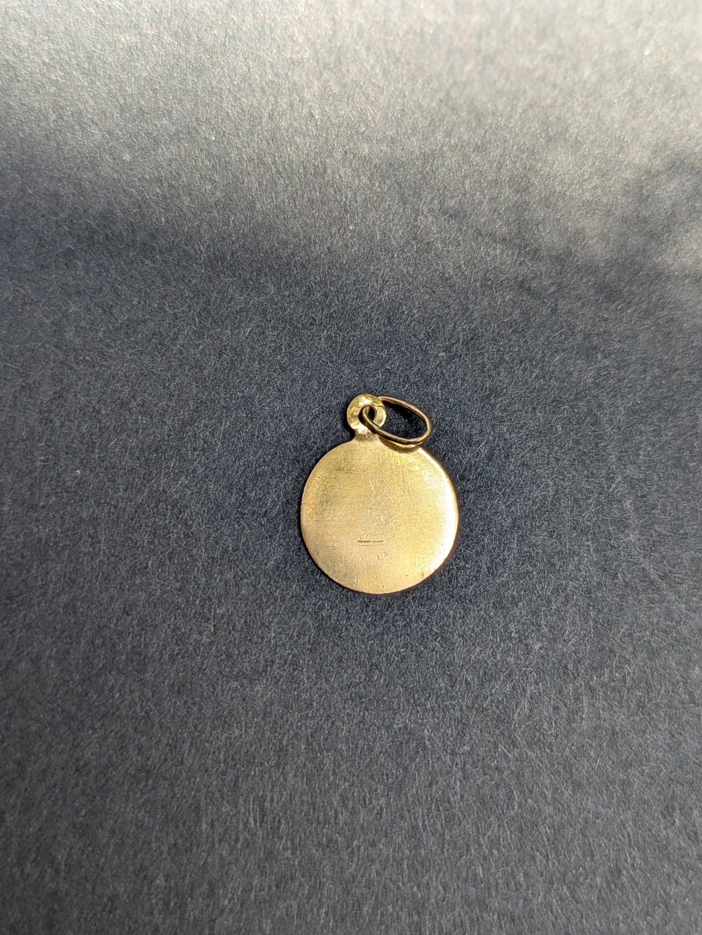 Portuguese 18k Enamel Love Token Charm