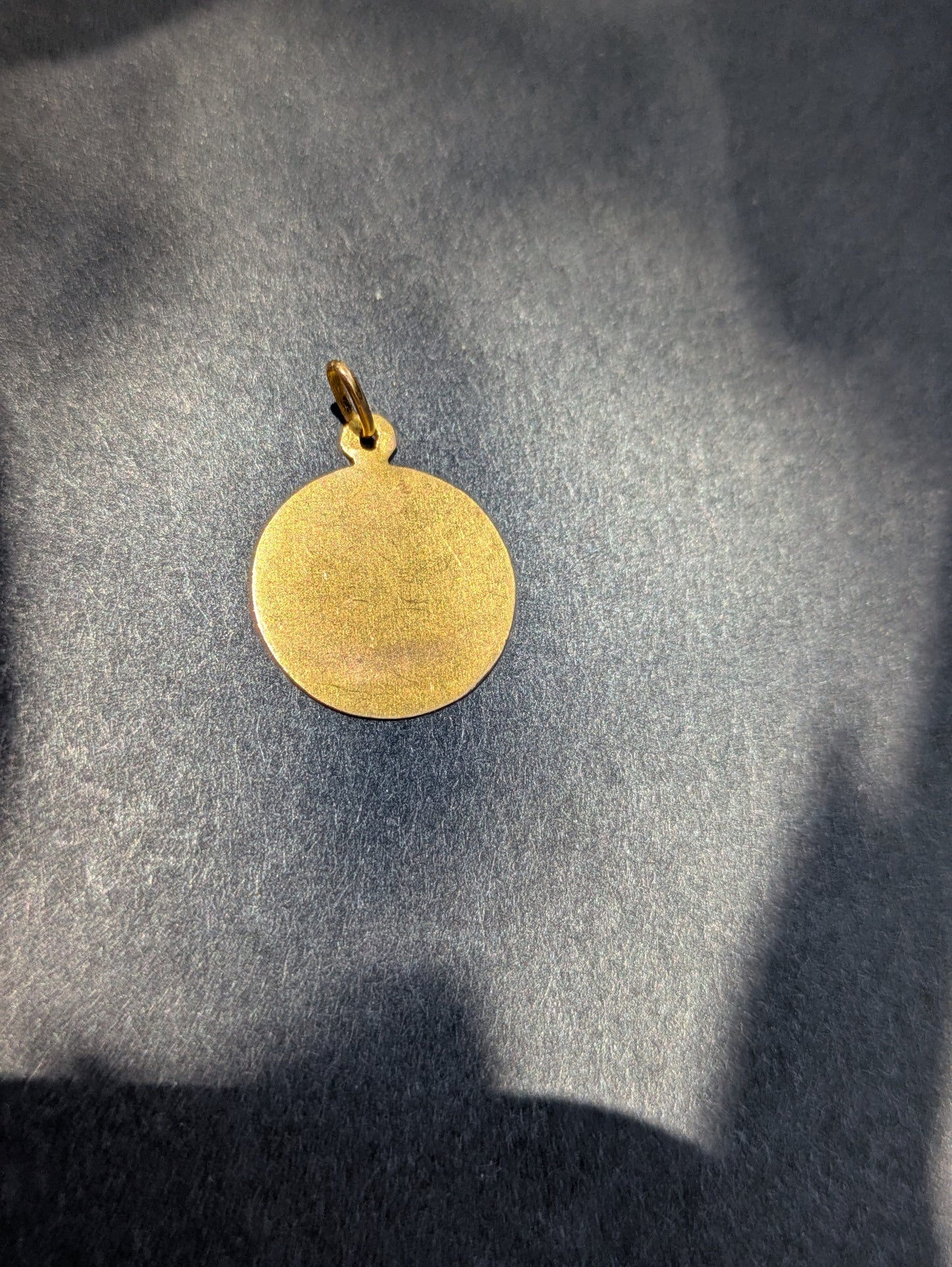 18k Portuguese Enamel Love Token Charm for a "Godmother"