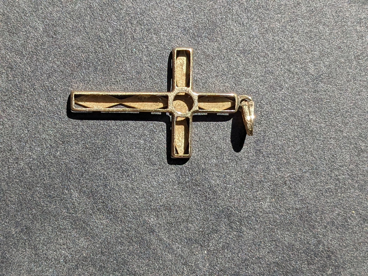 1930's 10k Gold Cross Pendant