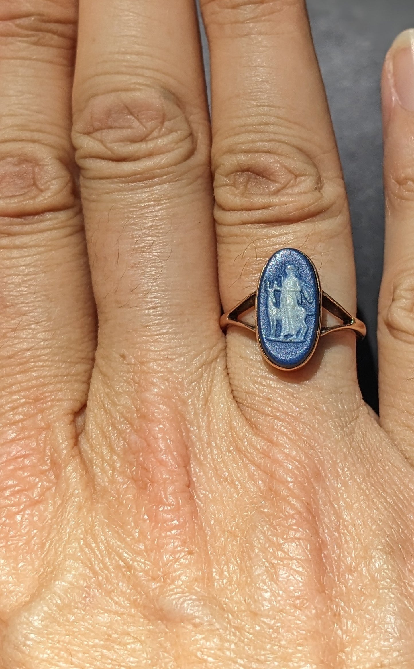 Wedgewood cameo ring