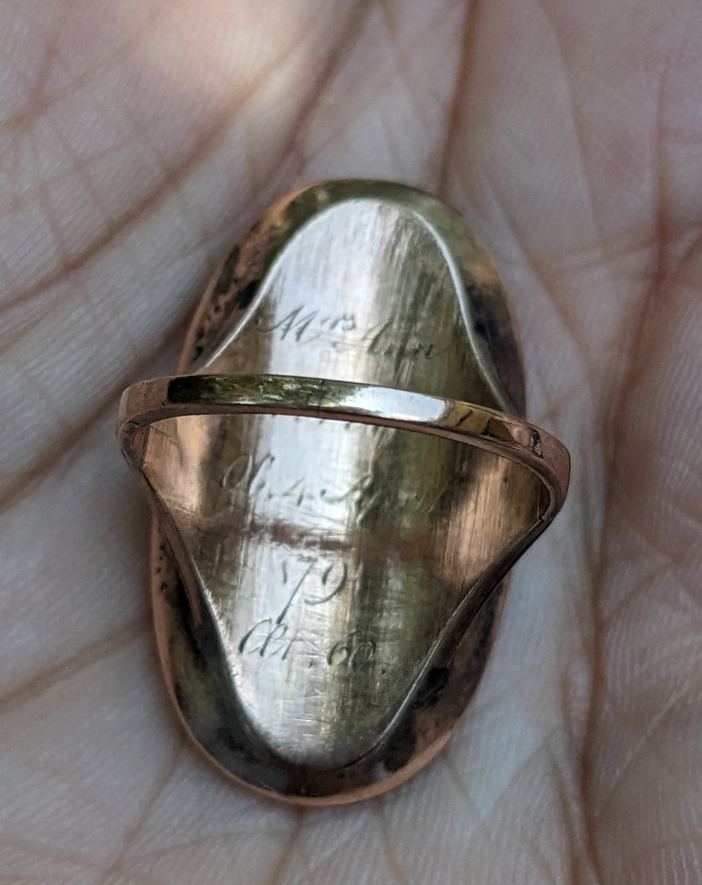 Rose Gold Mourning Ring from 1791