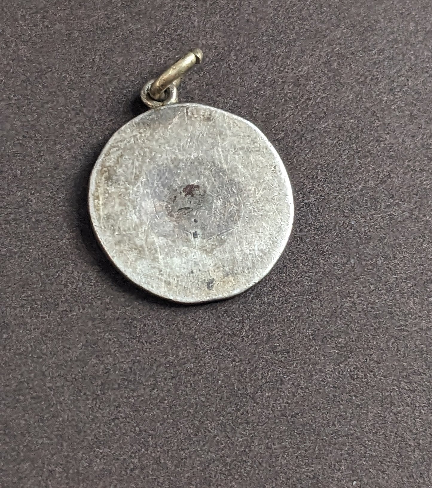 German and Sterling Iris Pendant