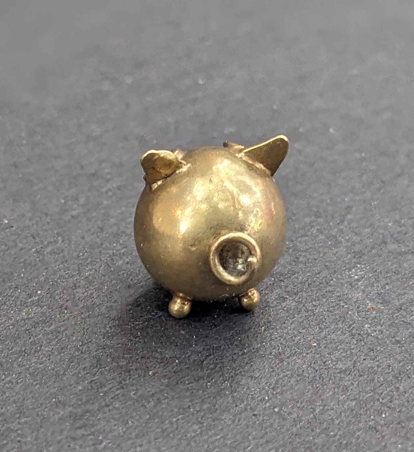 Tiny 14k Piggy Bank Charm