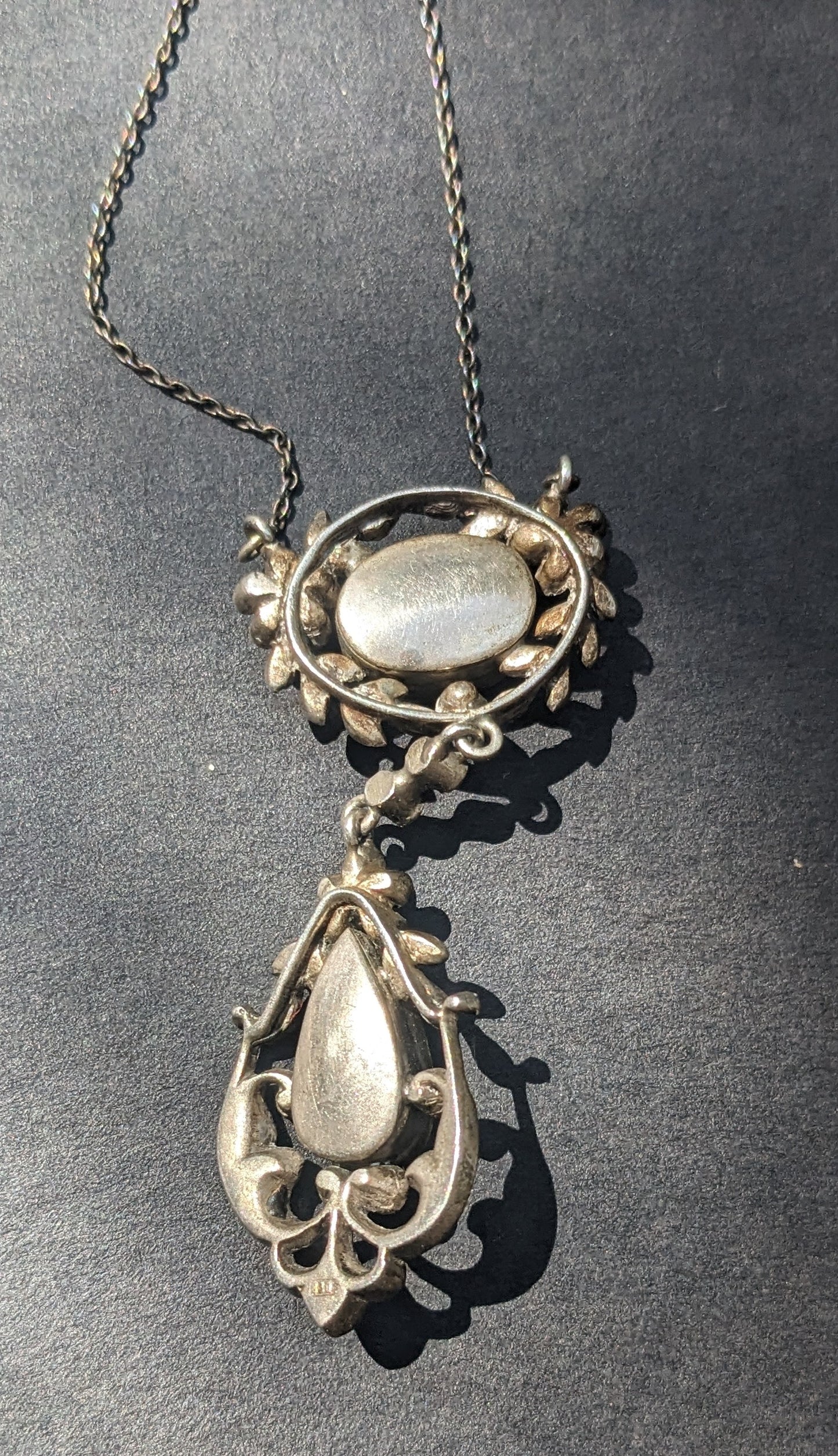 Silver Southern France Paste Necklace